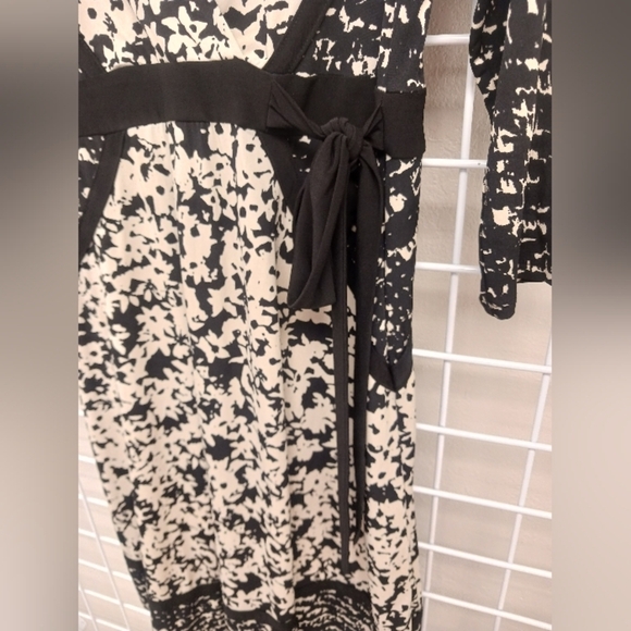 Taylor For A Pea In The Pod Maternity Woman's Black Beige Dress Size XS - Picture 5 of 9